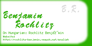 benjamin rochlitz business card
